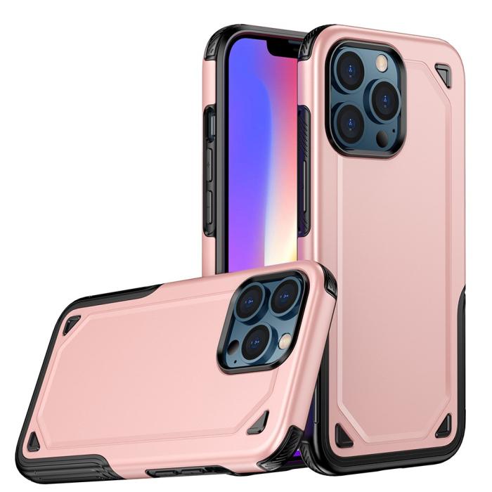 Bild 5,  iPhone 13 Pro - Armor Hybrid Skal - Ljus Blå - Teknikhallen.se