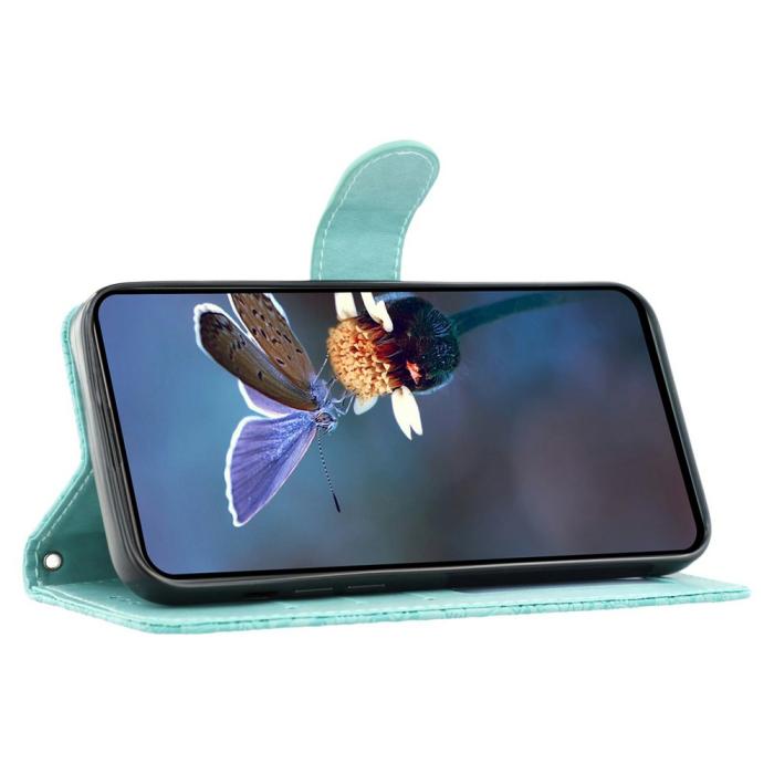 Bild 3,  Samsung Galaxy S26 Ultra Fodral Med Blommigt Tryck Grön - Teknikhallen.se