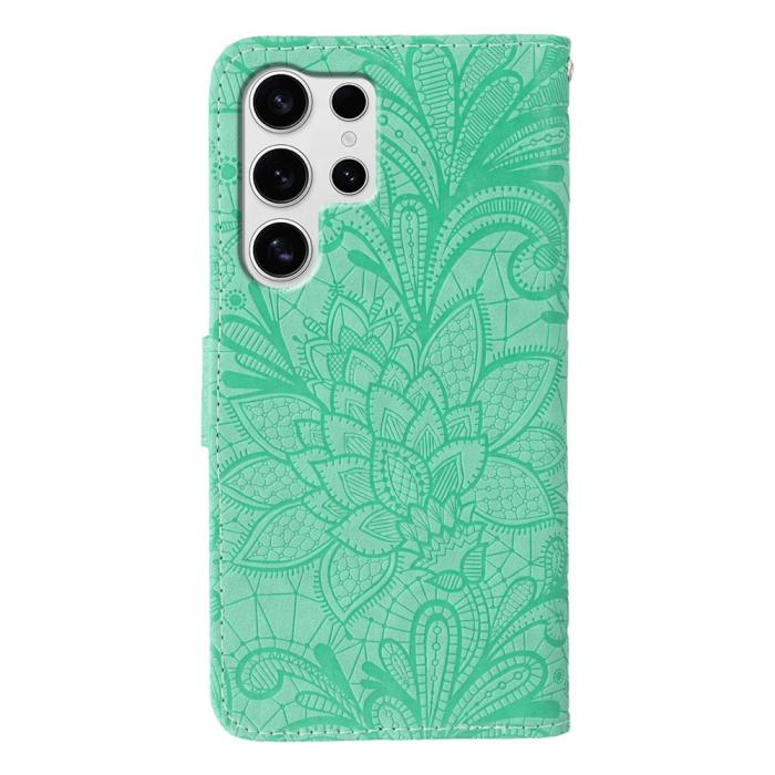 Bild 5,  Samsung Galaxy S26 Ultra Fodral Med Blommigt Tryck Grön - Teknikhallen.se