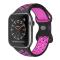 ColorPop Sportarmband Dual-Color Apple Watch 41/40/38 mm (M/L) Svart/Lila - Teknikhallen.se