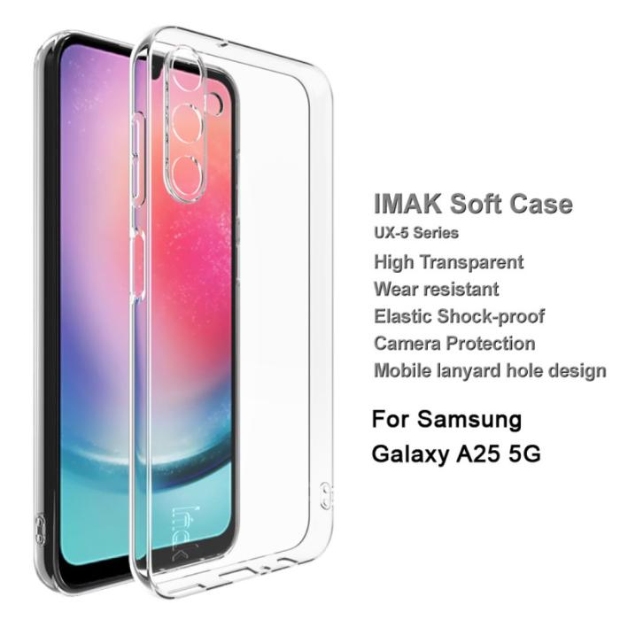 Bild 3, IMAK IMAK Samsung Galaxy A25 5G Skal TPU Transparent - Teknikhallen.se