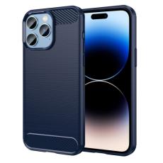  iPhone 14 Pro Max Skal Borstad St&aring;l Textur Bl&aring; - Teknikhallen.se