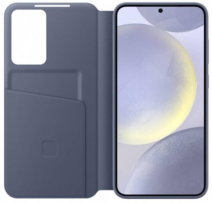Bild 3, Samsung Samsung Galaxy S24 Plus Fodral Smart Clear View Violet - Teknikhallen.se