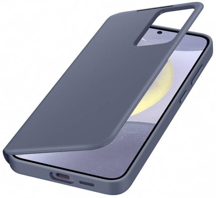 Bild 5, Samsung Samsung Galaxy S24 Plus Fodral Smart Clear View Violet - Teknikhallen.se