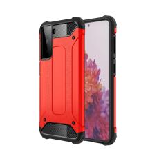  Samsung Galaxy S21 Plus - Armor Hybrid Skal - R&ouml;d - Teknikhallen.se