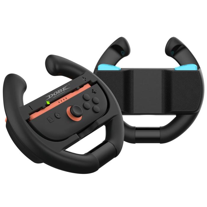 Bild 3, DOBE DOBE 2-PACK Nintendo Switch 2 Joy-Con Ratt Svart - Teknikhallen.se