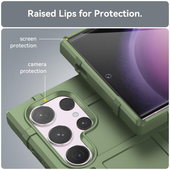Bild 6,  Samsung Galaxy S24 Ultra Skal Robust Grön - Teknikhallen.se