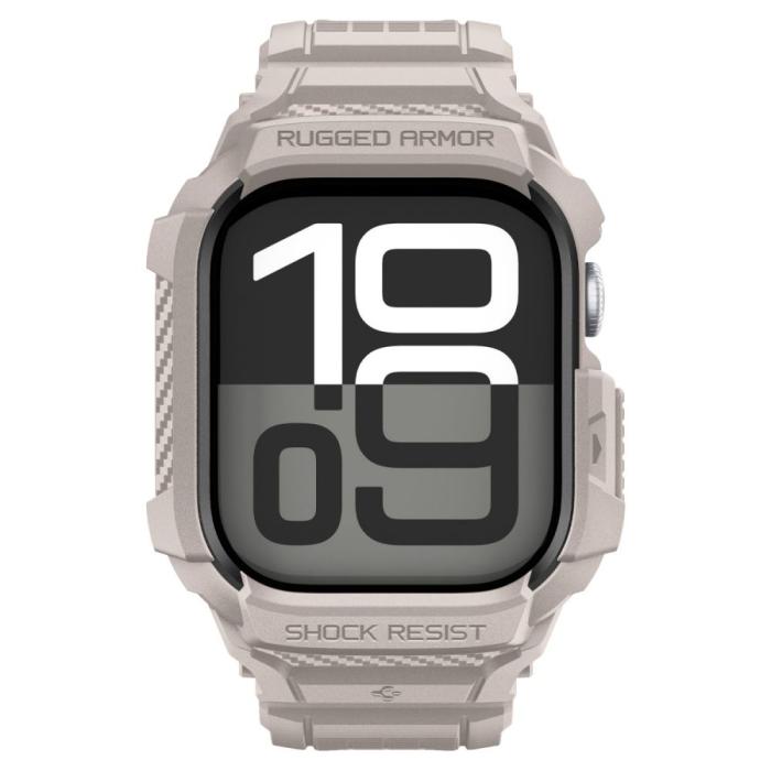 Bild 2, Spigen Spigen Apple Watch 11/10 46 mm Skal/Armband Rugged Armor 'Pro' - Teknikhallen.se