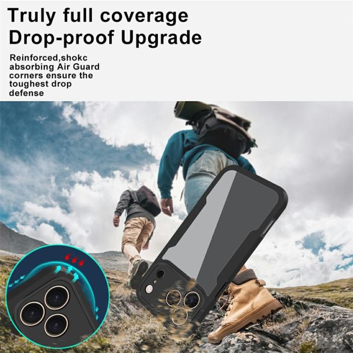 Bild 4,  iPhone 18 Pro / 17 Pro Skal Med Skärmskydd TPU Svart - Teknikhallen.se