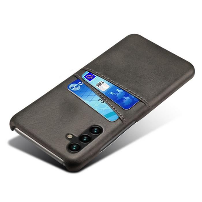 Bild 3, KSQ KSQ Samsung Galaxy A54 5G Skal Läderbelagt Kortfack Svart - Teknikhallen.se