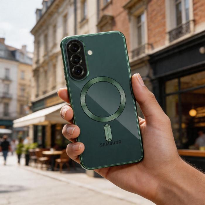 Bild 4, Tech-Protect Tech-Protect Galaxy A37 5G Skal MagSafe MagFlex Jungle Green - Teknikhallen.se