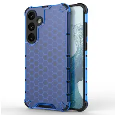  Samsung Galaxy S25 Skal Hybrid Honeycomb Bl&aring; - Teknikhallen.se