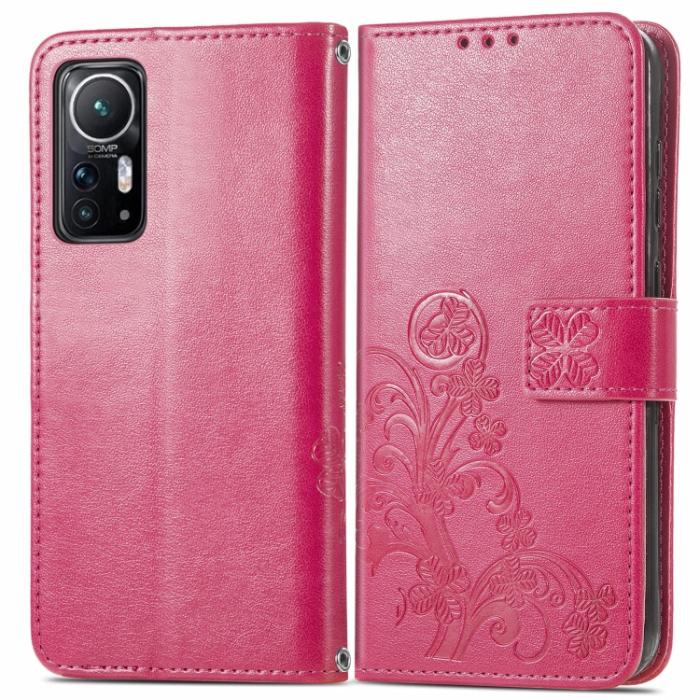 Bild 2,  Xiaomi 12 Fodral Med Tryck Rosa - Teknikhallen.se