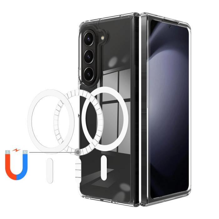 Bild 3,  Galaxy Z Fold 6 Skal MagSafe Transparent - Teknikhallen.se