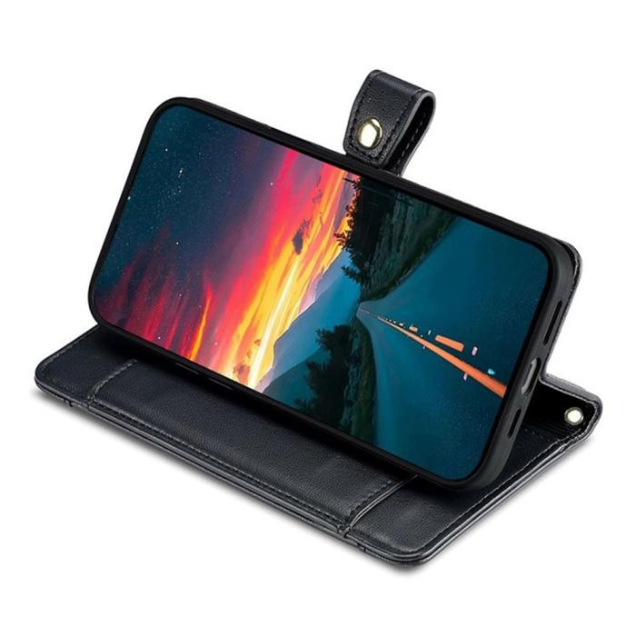 Bild 3,  Honor X5c Plus Fodral Multifunktionellt Läder Svart - Teknikhallen.se