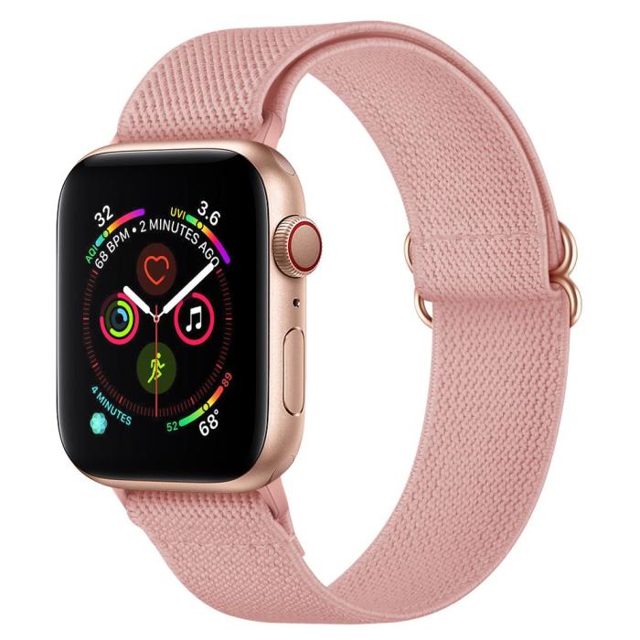 Bild 3, Tech-Protect Tech-Protect Justerbart Nylonarmband Apple Watch 38/40/41 Rosa - Teknikhallen.se