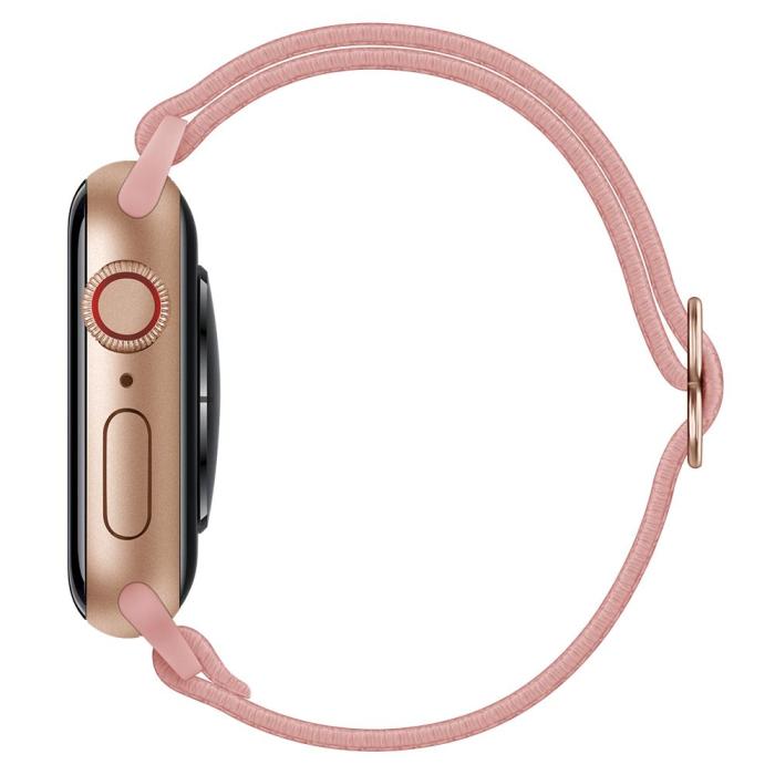 Bild 4, Tech-Protect Tech-Protect Justerbart Nylonarmband Apple Watch 38/40/41 Rosa - Teknikhallen.se