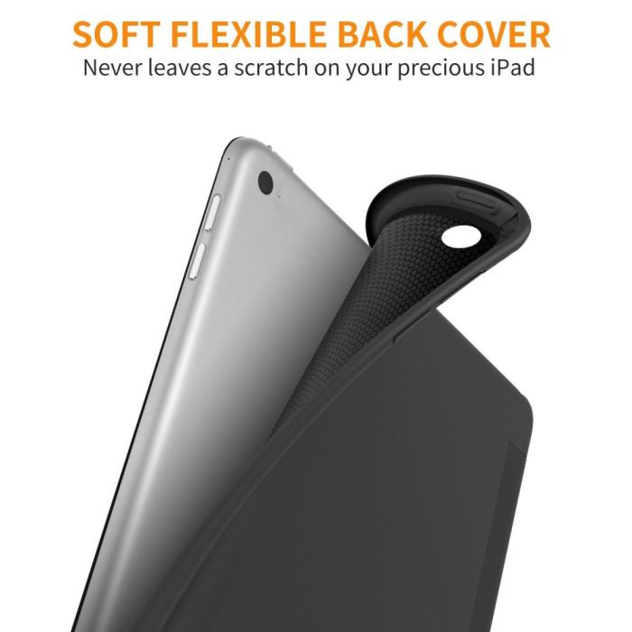 Bild 3, Tech-Protect Tech-Protect iPad 9.7 2017/2018 Fodral SmartCase Svart - Teknikhallen.se