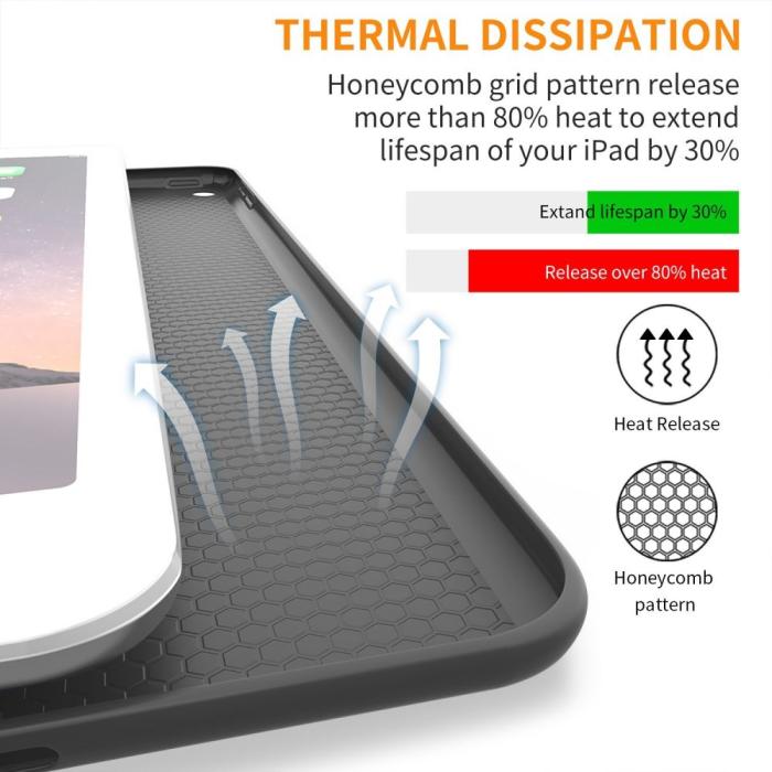 Bild 5, Tech-Protect Tech-Protect iPad 9.7 2017/2018 Fodral SmartCase Svart - Teknikhallen.se