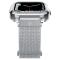 Spigen Spigen Apple Watch 44/45 mm Armband Metal Fit 'Pro' Silver - Teknikhallen.se