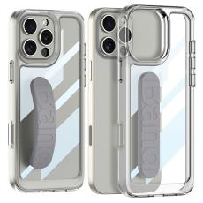 GKK GKK iPhone 16 Pro Max Skal Hand Strap Hybrid Gr&aring; - Teknikhallen.se