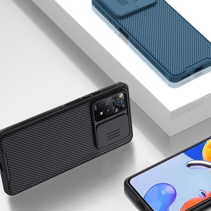 Bild 6, NILLKIN NILLKIN Xiaomi Redmi Note 11 Pro 5G Skal CamShield Pro Blå - Teknikhallen.se