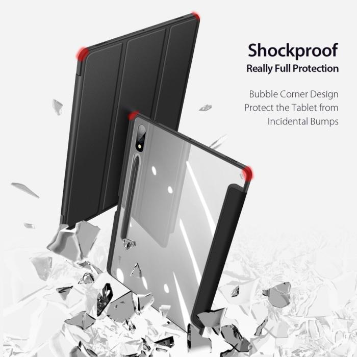 Bild 5, DUX DUCIS DUX DUCIS Galaxy Tab S9 Plus Fodral TOBY Tri-Fold Svart - Teknikhallen.se