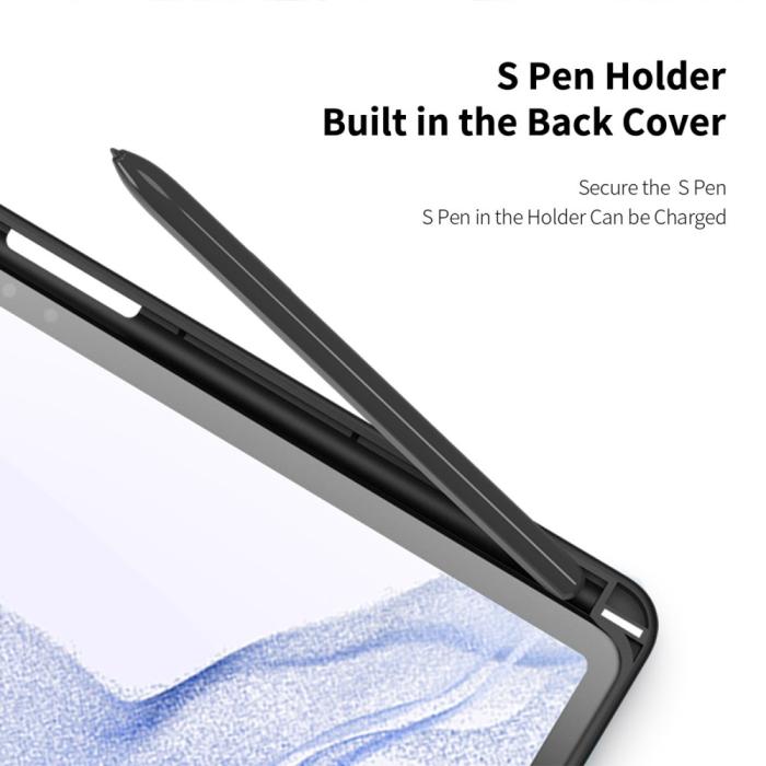 Bild 6, DUX DUCIS DUX DUCIS Galaxy Tab S9 Plus Fodral TOBY Tri-Fold Svart - Teknikhallen.se