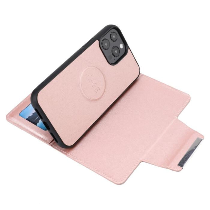 Bild 6,  iPhone 13 Pro - 2in1 Magnet Fodral / Skal - Roséguld - Teknikhallen.se