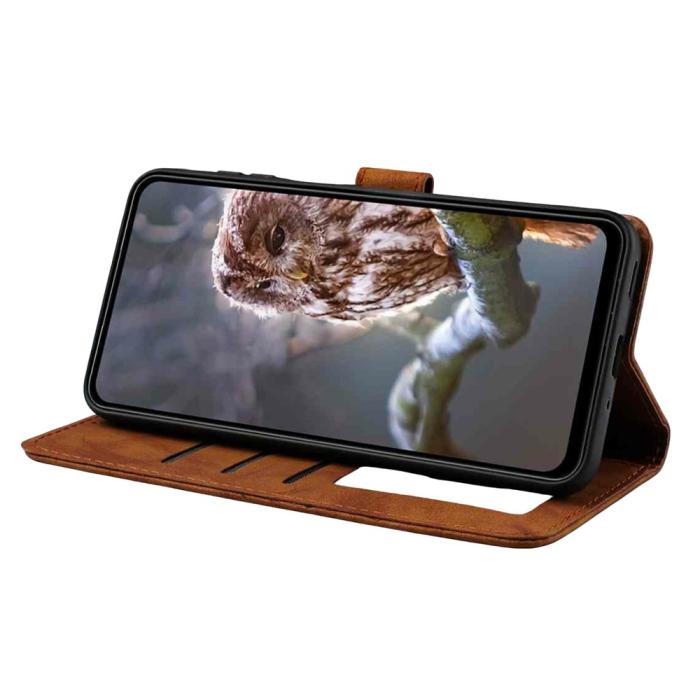 Bild 3,  Samsung Galaxy S26 Fodral Fjäril Tryck Brun - Teknikhallen.se