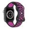 ColorPop Sportarmband Dual-Color Apple Watch 41/40/38 mm (M/L) Svart/Lila - Teknikhallen.se