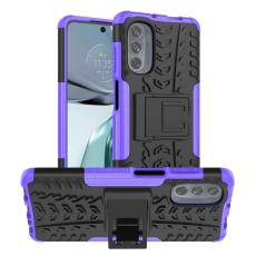  Motorola Moto G62 5G Skal Ultimata St&ouml;tt&aring;ligt med St&ouml;d Lila - Teknikhallen.se