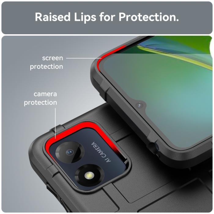 Bild 5,  Motorola Moto E13 Skal Robust Svart - Teknikhallen.se