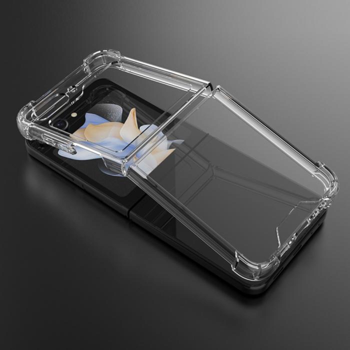 Bild 5,  Samsung Galaxy Z Flip 5 Skal Shockproof Hybrid Transparent - Teknikhallen.se