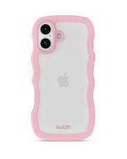 holdit holdit iPhone 17 Mobilskal Wavy Pink/Transparent - Teknikhallen.se