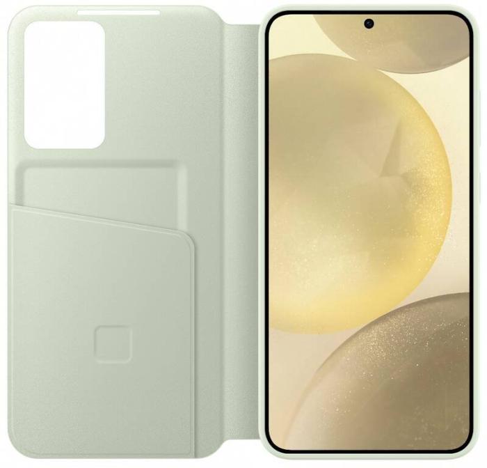 Bild 3, Samsung Samsung Galaxy S24 Plus Fodral Smart Clear View Light Green - Teknikhallen.se