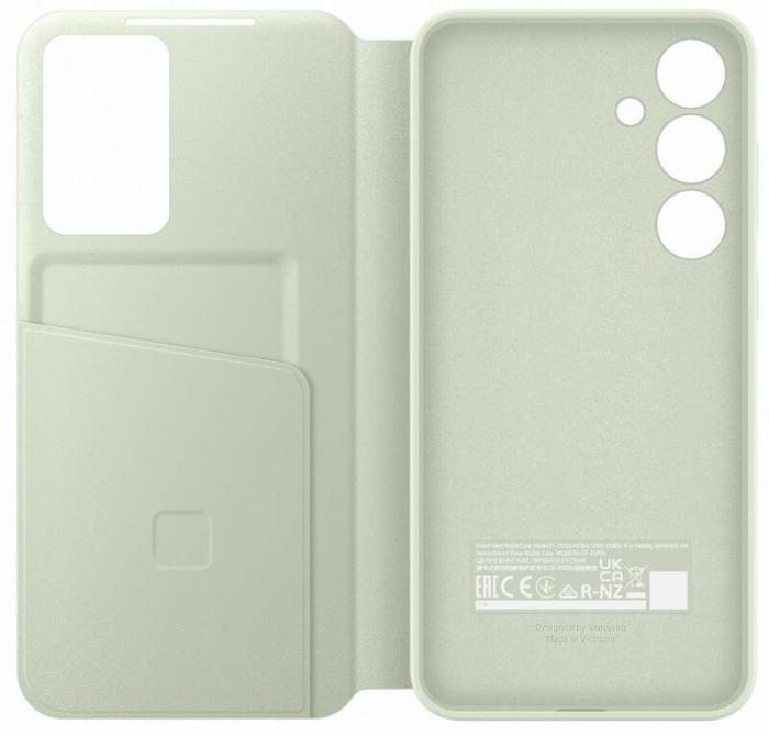 Bild 4, Samsung Samsung Galaxy S24 Plus Fodral Smart Clear View Light Green - Teknikhallen.se