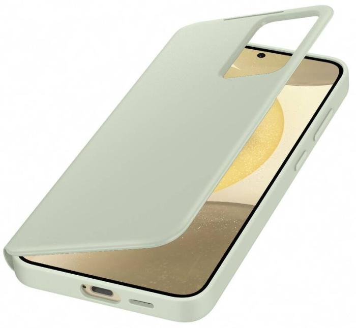 Bild 5, Samsung Samsung Galaxy S24 Plus Fodral Smart Clear View Light Green - Teknikhallen.se