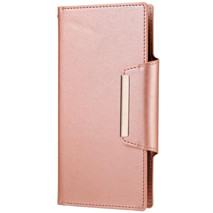 Bild 2,  Samsung Galaxy S21 Plus - 2in1 Magnetiskt Plånboksfodral - Roséguld - Teknikhallen.se