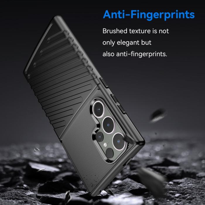 Bild 3,  Samsung Galaxy S24 Ultra Skal Twill Textur Svart - Teknikhallen.se