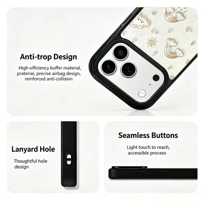 Bild 3,  iPhone 18 Pro Max/17 Pro Max Skal MagSafe UV-Mönster Regnbåge - Teknikhallen.se