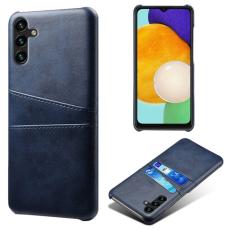 KSQ KSQ Samsung Galaxy A54 5G Skal L&auml;derbelagt Kortfack Bl&aring; - Teknikhallen.se