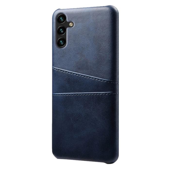 Bild 2, KSQ KSQ Samsung Galaxy A54 5G Skal Läderbelagt Kortfack Blå - Teknikhallen.se