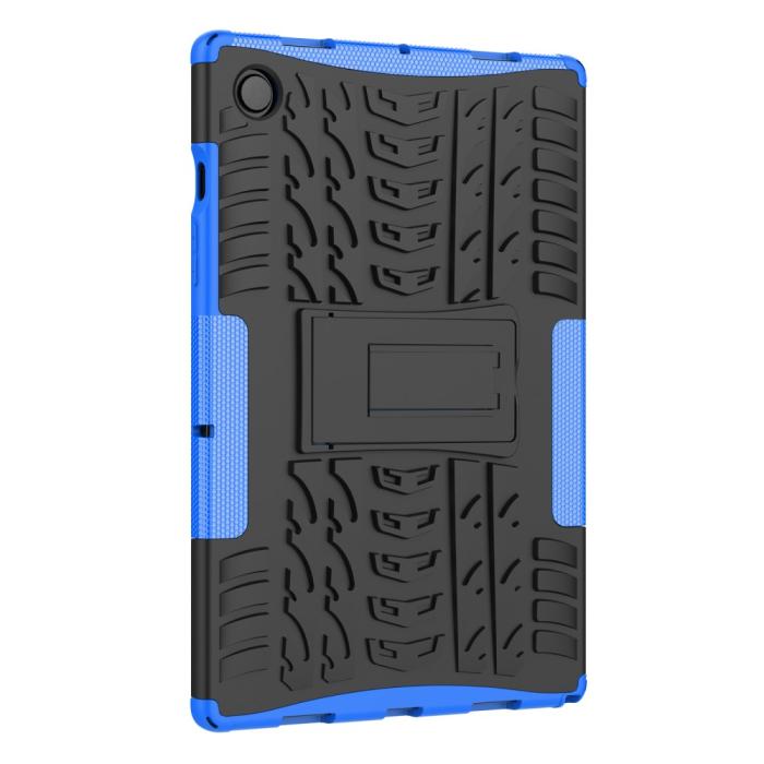 Bild 3,  Samsung Galaxy Tab A8 10.5 (2021) Skal Rugged Kickstand Armor Blå - Teknikhallen.se