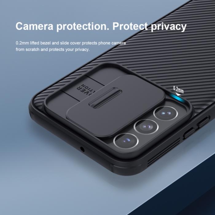 Bild 5, NILLKIN NILLKIN Samsung Galaxy S22 Skal CamShield Pro Svart - Teknikhallen.se