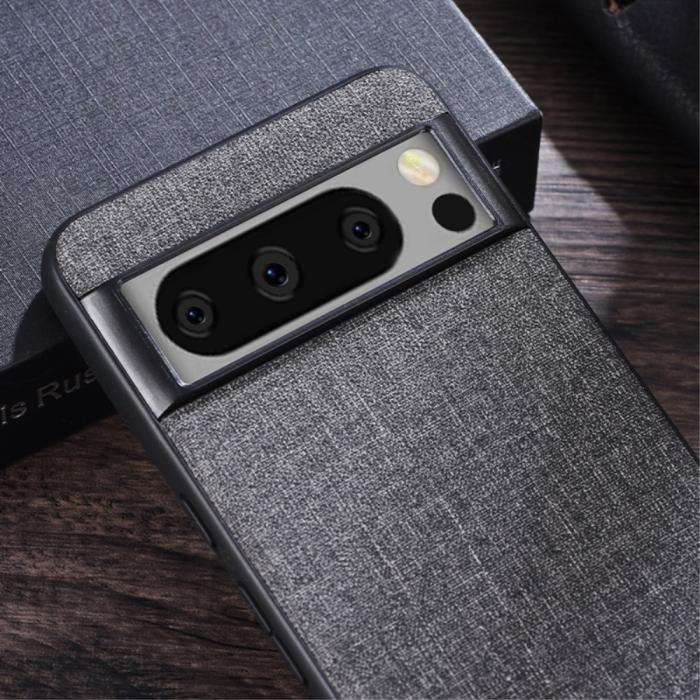 Bild 3,  Google Pixel 8 Pro Skal Tygbelagt Hybrid Grå - Teknikhallen.se