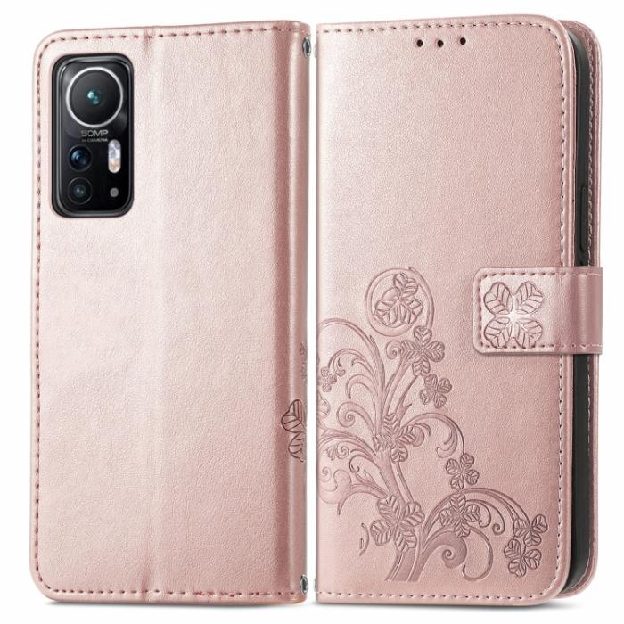 Bild 2,  Xiaomi 12 Fodral Med Tryck Roséguld - Teknikhallen.se