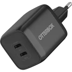 OtterBox OtterBox 65W 2x USB-C PD/PPS V&auml;ggladdare Svart - Teknikhallen.se