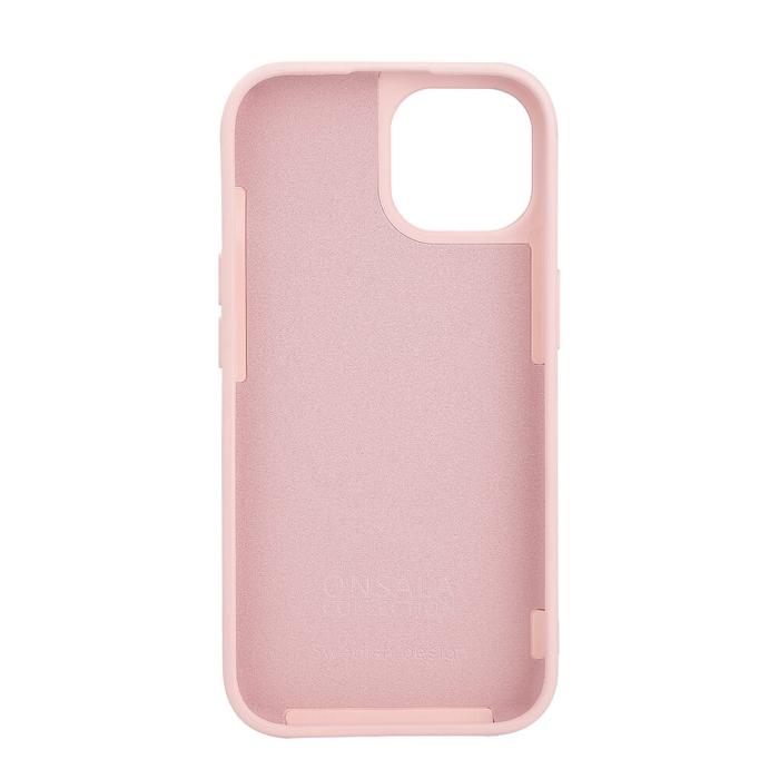 Bild 3, Onsala ONSALA iPhone 15 MagSafe Skal Med Silikonyta Chalk Pink - Teknikhallen.se