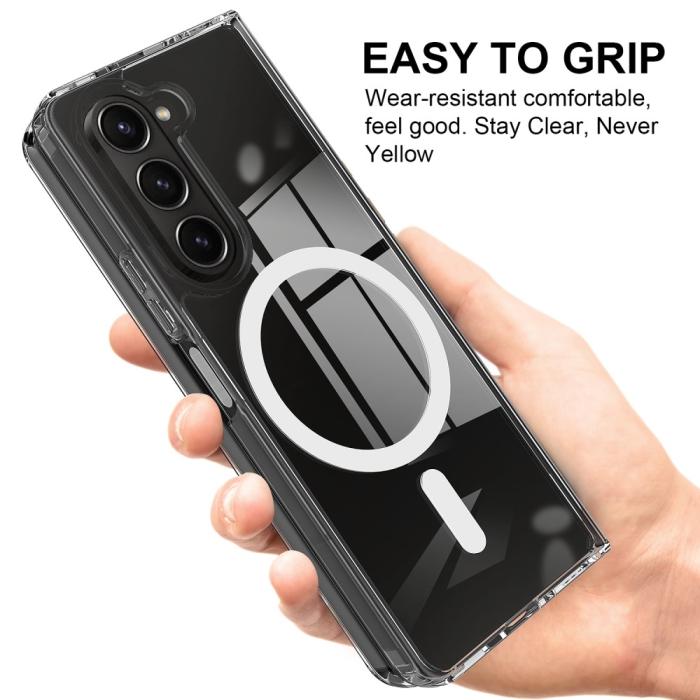 Bild 4,  Galaxy Z Fold 6 Skal MagSafe Transparent - Teknikhallen.se